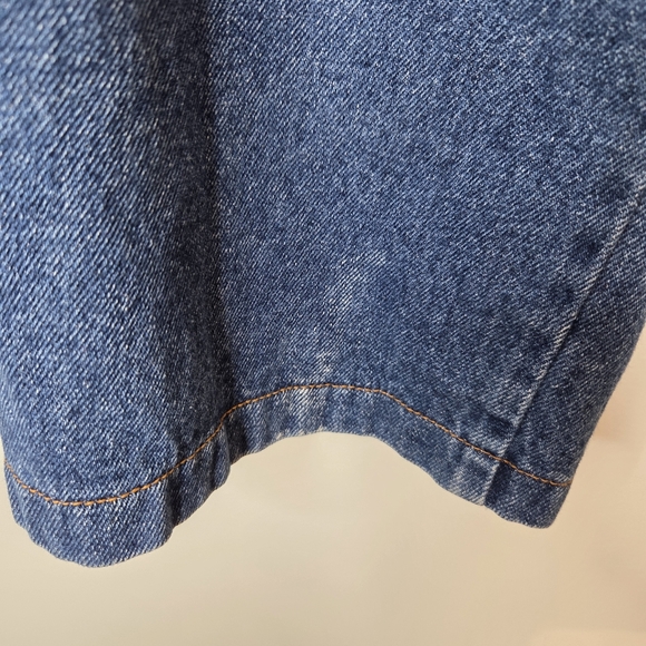 Vintage 80s 19th Avenue Denim Dress Full Zip Size 12 - Picture 13 of 13